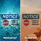 Signmission Chemical Spray In Progress OSHA Notice Sign, Plastic, 10in W x 7in L, 2PK OS-2PACK-NS-P-710-L-10567 - alternate 6